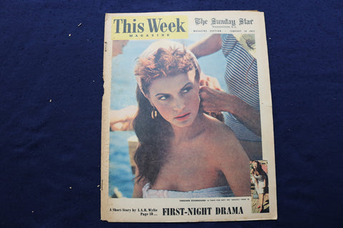1952 JAN 20 THIS WEEK MAGAZINE - J. MASON-A. GARDNER MOVIE AD - E 22932