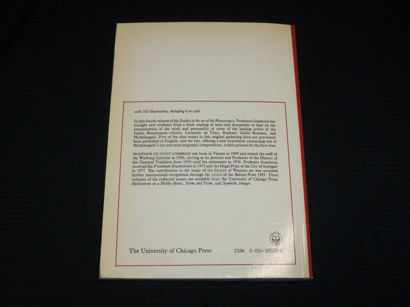 1986 NEW LIGHT ON OLD MASTERS SOFTCOVER BOOK BY GOMBRICH - KD 7324
