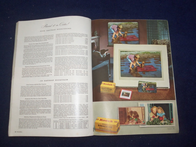 1948 MONTGOMERY WARD PHOTOGRAPHIC CATALOG - SOFTCOVER - J 9300