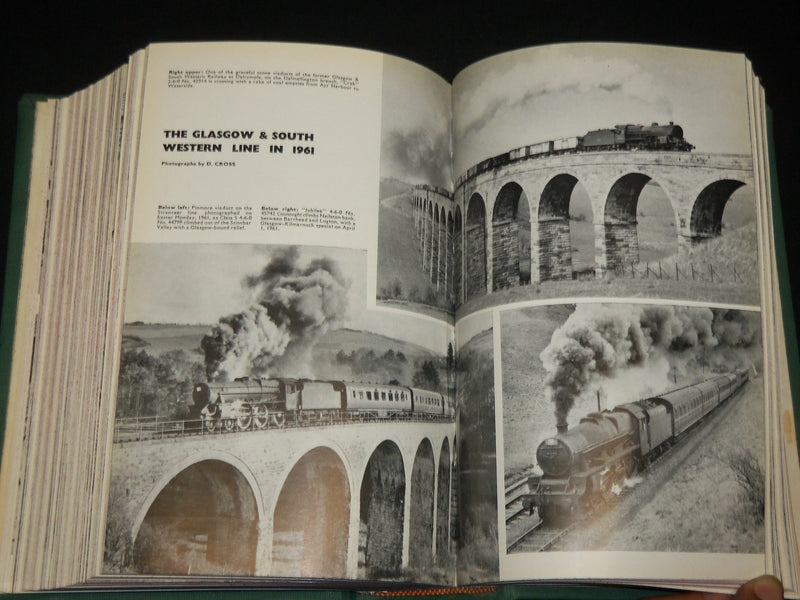 1961 TRAINS ILLUSTRATED MAGAZINE BOUND VOLUME - PUB. IN THE U. K. - KD 6337