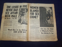 1965 JULY 24 FLASH NEWSPAPER - BORED TEENAGERS DIG 'DEATH RIDES' - NP 6946
