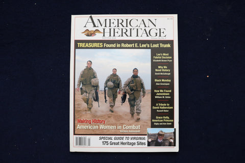2008 WINTER AMERICAN HERITAGE MAGAZINE - WOMEN IN COMBAT COVER - E 19366