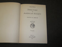 1930 ILLINOIS & MISSOURI DIRECTORY OF AMERICAN SOCIETY #218 OF 1500 - KD 5175