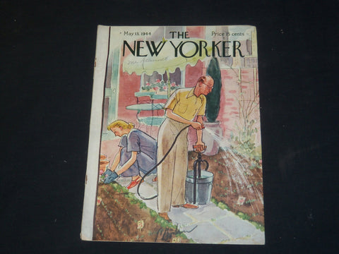 1944 MAY 13 THE NEW YORKER MAGAZINE - ILLUSTRATED COVER - NY 93