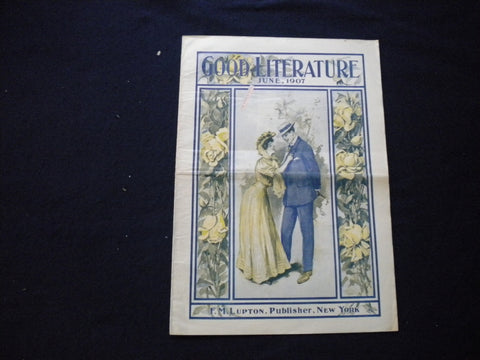 1907 JUNE GOOD LITERATURE MAGAZINE - JESSIE REEVES' PORTRAIT - B 2875U