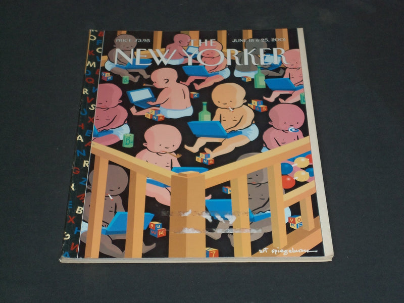2001 JUNE 18 & 25 THE NEW YORKER MAGAZINE - ILLUSTRATED COVER - NY 1930