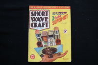 1933 DECEMBER SHORT WAVE CRAFT MAGAZINE - 2-TUBE SUPER-HET COVER - E 10554