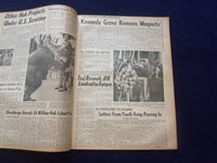 1965 NOV 22 BOSTON RECORD AMERICAN NEWSPAPER- 2 YEARS AFTER JFK KILLED -NP 6304