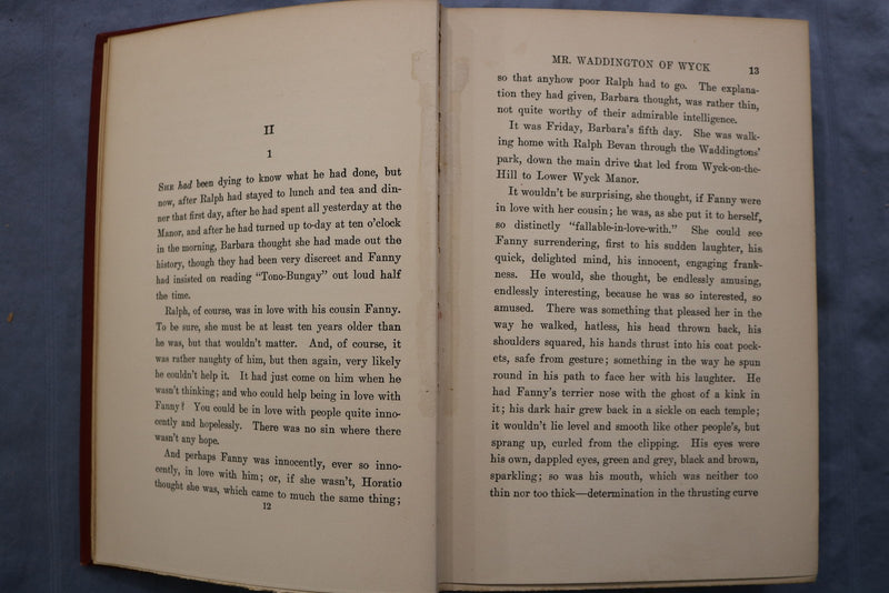 1921 MR. WADDINTON OF WYCK HARDCOVER BOOK BY MARY SINCLAIR - KD 9598