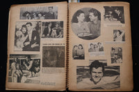 1940'S MOVIE STAR SCRAPBOOK - HUMPHREY BOGART - HENRY FONDA-CLARK GABLE- E 24889