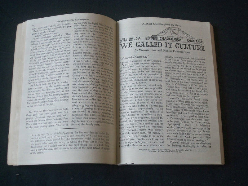 1946-1948 OMNIBOOK MAGAZINE LOT OF 4 ISSUES - ALL THE KING'S MEN - O 204