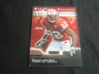 2006 NOVEMBER 4 FOOTBALL PROGRAM -UNIV OF WISCONSIN VS PENN STATE UNIV - B 5534K