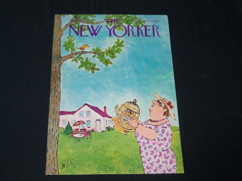 1971 MAY 29 NEW YORKER MAGAZINE FRONT COVER ONLY - GREAT ART FOR FRAMING