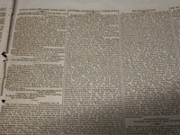 1833 JANUARY 9 THE LONDON TIMES NEWSPAPER - SWANSEA EARTHQUAKE - K 50