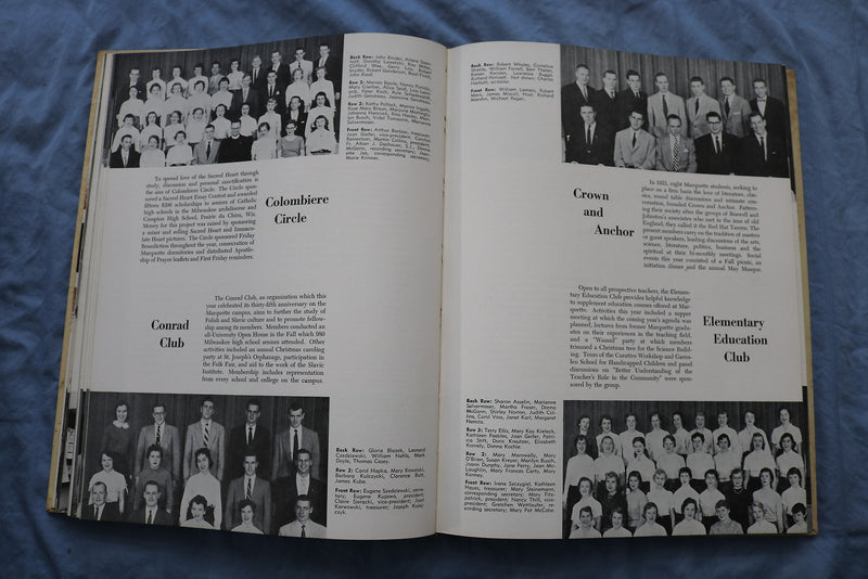 1956 THE HILLTOP MARQUETTE UNIVERSITY YEARBOOK - MILWAUKEE, WISCONSIN - YB 3413