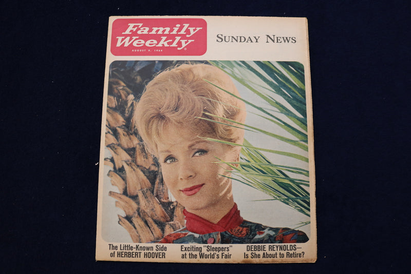 1964 AUGUST 9 FAMILY WEEKLY MAGAZINE - DEBBIE REYNOLDS COVER - E 23297