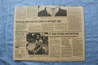 1980 DECEMBER 9 THE NEWS AMERICAN NEWSPAPER - JOHN LENNON VIOLENT DEATH- NP 9209