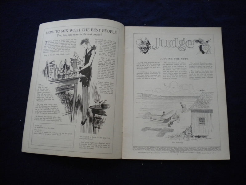 1927 SEPTEMBER 10 JUDGE MAGAZINE - NO MOTOR TO GUIDE HER! - B 436H