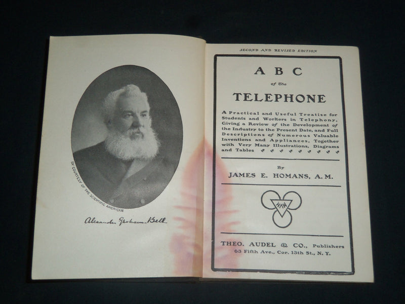 1904 ABC OF THE TELEPHONE BOOK BY JAMES E. HOMANS - SECOND REVISED EDN - KD 5465