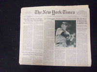 1999 MARCH 9 THE NEW YORK TIMES - JOE DIMAGGIO YANKEE CLIPPER DIED - NP 2152