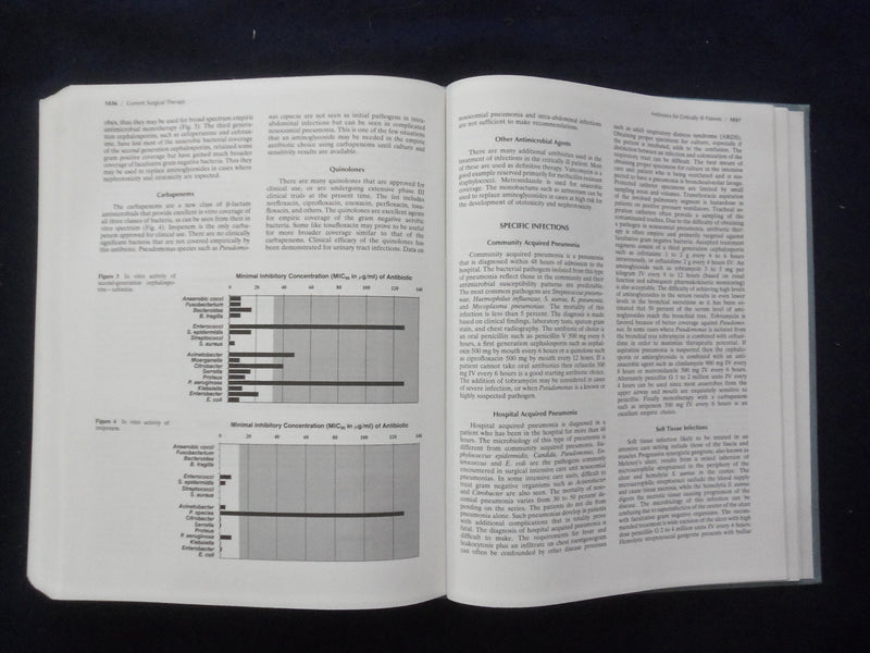 1992 CURRENT SURGICAL THERAPY HARDCOVER BOOK -4TH ED. -JOHN CAMERON MD.- KD 8894