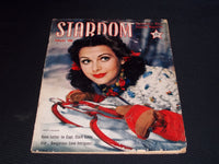 1944 FEBRUARY STARDOM MAGAZINE - HEDY LAMARR FRONT COVER - E 20149