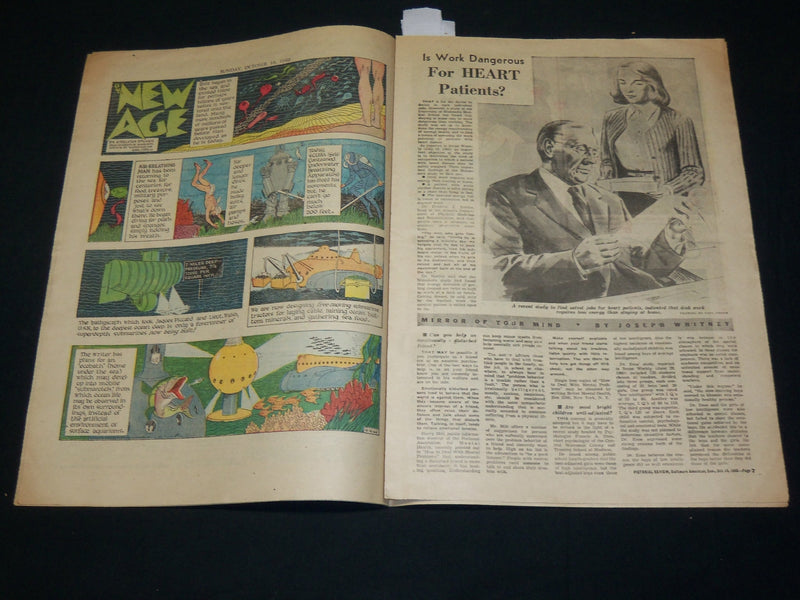 1960 BALTIMORE AMERICAN SUNDAY PICTORIAL SECTIONS LOT OF 3 - COMICS - NP 5339