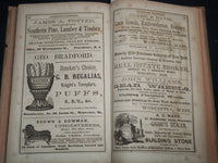 1867 WORCESTER DIRECTORY BY HENRY J. HOWLAND - MAP - KD 81W