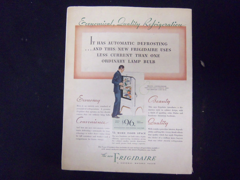 1933 SEP 23 COLLIER'S MAGAZINE - GREAT ILLUSTRATIONS, ARTICLES & ADS - ST 3611