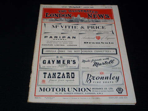 1955 MAY 14 ILLUSTRATED LONDON NEWS MAGAZINE NICE COVERS & ADS - E 4255