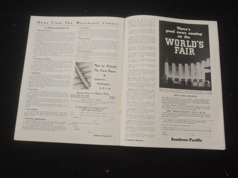 1933 FEB-MAR UNIVERSITY OF CALIFORNIA SOUTHERN ALUMNUS MAGAZINE - SP 6311Y