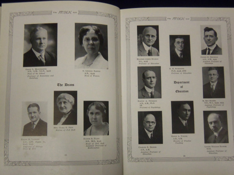 1926 THE INDEX ILLINOIS STATE UNIVERSITY YEARBOOK VOL. 36 - NORMAL IL - YB 258