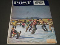 1952 JANUARY 26 THE SATURDAY EVENING POST MAGAZINE - ILLUSTRATED COVER - SP 1901