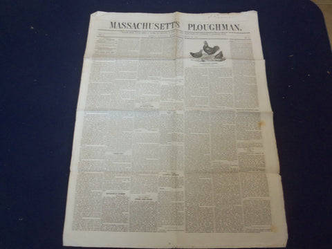 1849 DEC 29 MASSACHUSETTS PLOUGHMAN NEWSPAPER - ZACHARY TAYLOR ADDRESS - NP 5175