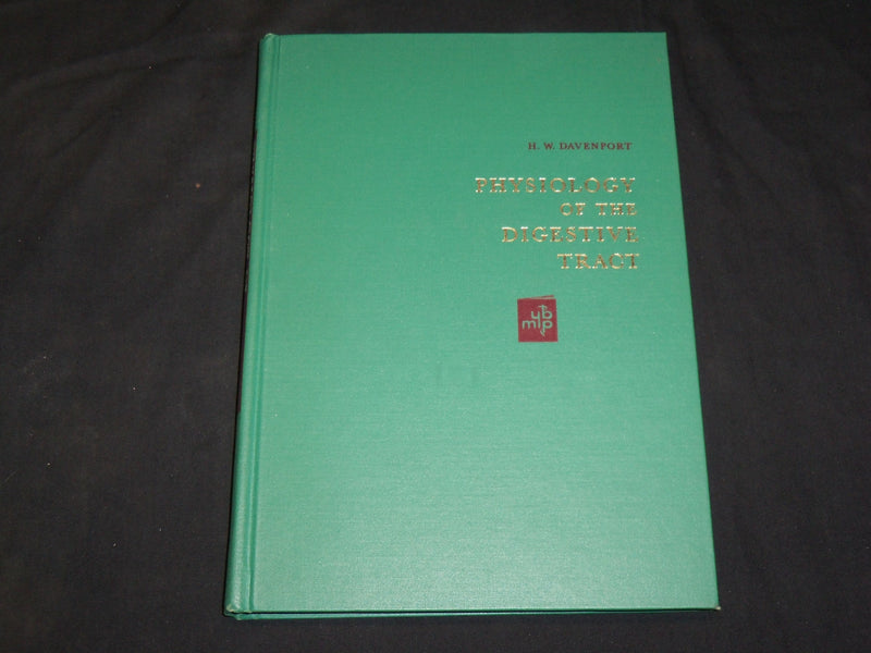 1962 PHYSIOLOGY OF THE DIGESTIVE TRACT BOOK BY H. W. DAVENPORT - KD 2761F