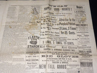 1887 SEPTEMBER 20 DAILY PEOPLE AND PATRIOT NEWSPAPER - CONCORD, NH - NP 3878R