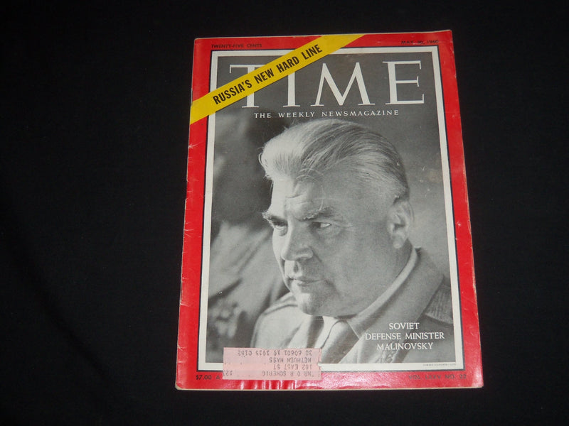 1960 MAY 30 TIME MAGAZINE - SOVIET DEFENSE MINISTER RODION MALINOVSKY - T 1745
