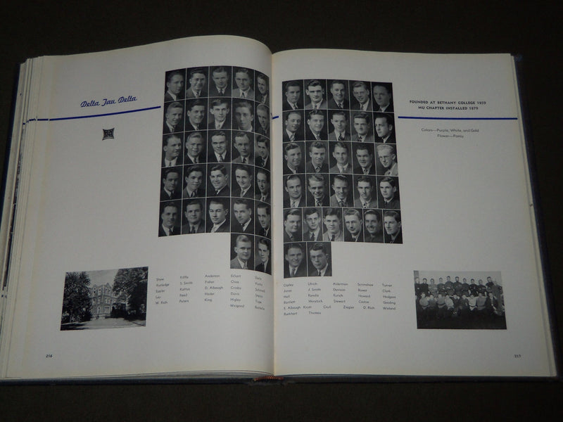 1938 LE BIJOU OHIO WESLEYAN UNIVERSITY YEARBOOK - DELAWARE OHIO - YB 1439