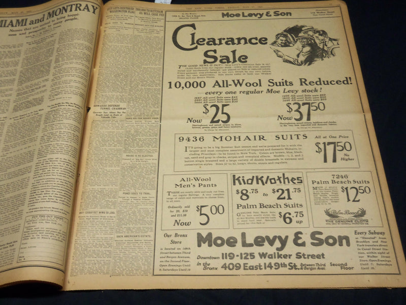 1921 MAY 27 NEW YORK TIMES - LAST AMERICAN OUT OF GOLF TOURNEY - NT 7856