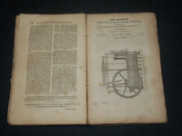 1824-1826 THE GLASGOW MECHANICS MAGAZINE VOLUME LOT OF 5 - JAMES WATT - KD 1960A