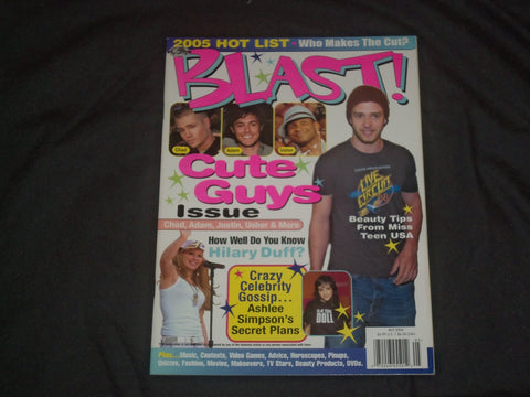 2004 MAY BLAST MAGAZINE - JUSTIN TIMBERLAKE COVER - B 625