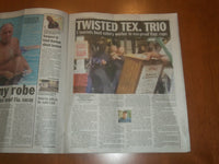 2021 SEPTEMBER 18 NEW YORK DAILY NEWS NEWSPAPER -TX TOURISTS BEAT HOSTESS VAX ID