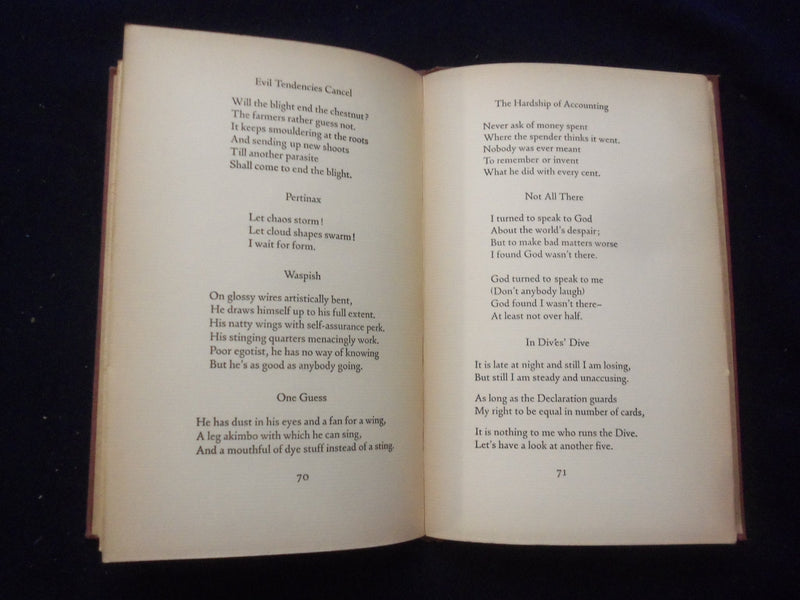 1936 A FURTHER RANGE HARDCOVER BOOK BY ROBERT FROST - KD 8414