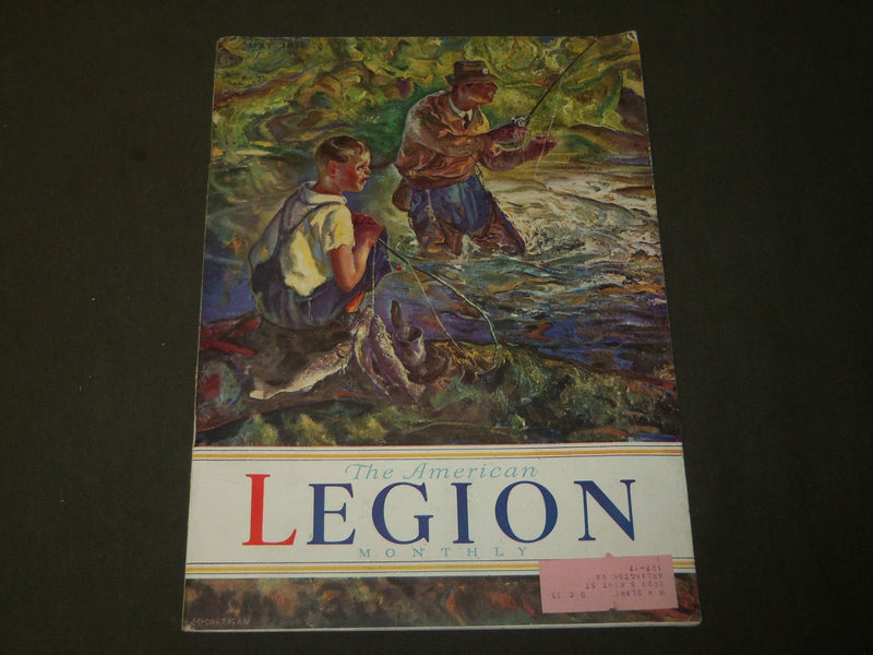 1937 MAY THE AMERICAN LEGION MONTHLY MAGAZINE - LOU GEHRIG BACK COVER - J 3792