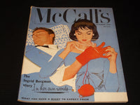 1958 NOVEMBER MCCALL'S MAGAZINE VERY NICE FRONT COVER & FULL PAGE ADS - E 2444