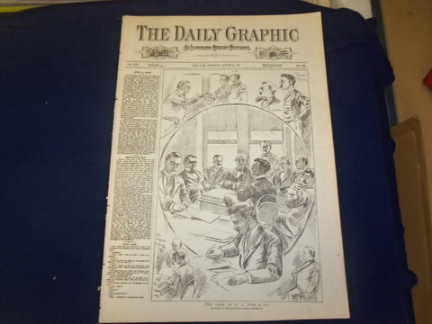 1887 AUGUST 25 THE DAILY GRAPHIC NEWSPAPER- THE CASE OF H.S. IVES & CO.- NT 7665