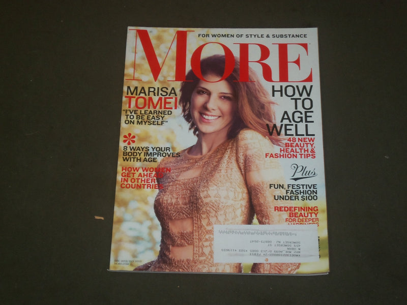2012 DECEMBER / 2013 JANUARY MORE MAGAZINE - MARISA TOMEI COVER - B 2332