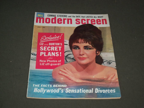 1963 JULY MODERN SCREEN MAGAZINE - LIZ TAYLOR - SP 2775
