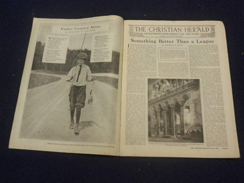 1923 JULY 21 CHRISTIAN HERALD MAGAZINE - A HOT DAY IN NEW YORK - ST 6612