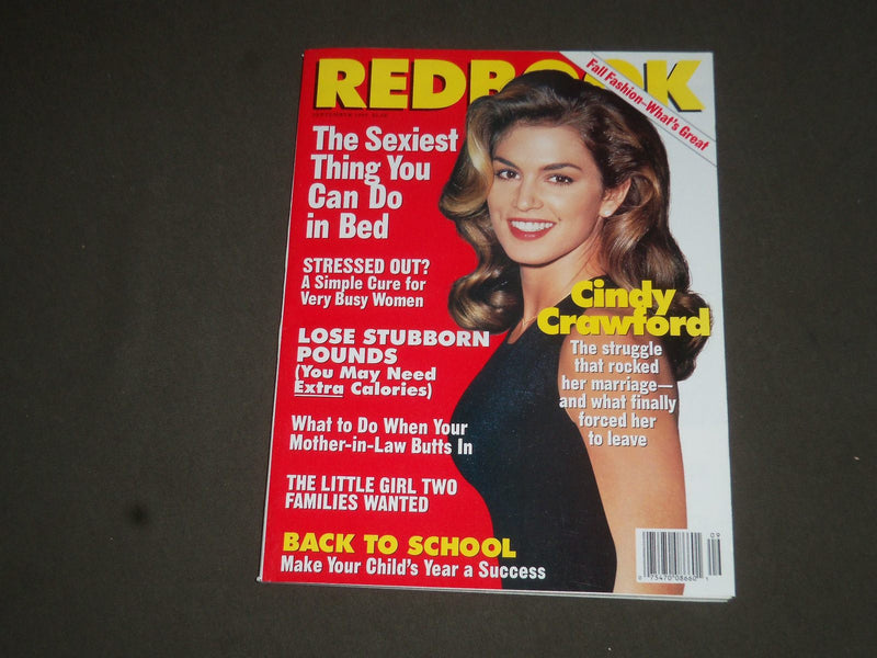 1995 SEPTEMBER REDBOOK MAGAZINE - CINDY CRAWFORD COVER - SP 6018